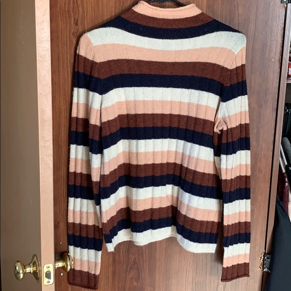 Madewell stripped turtleneck sweater - Picture 6 of 8